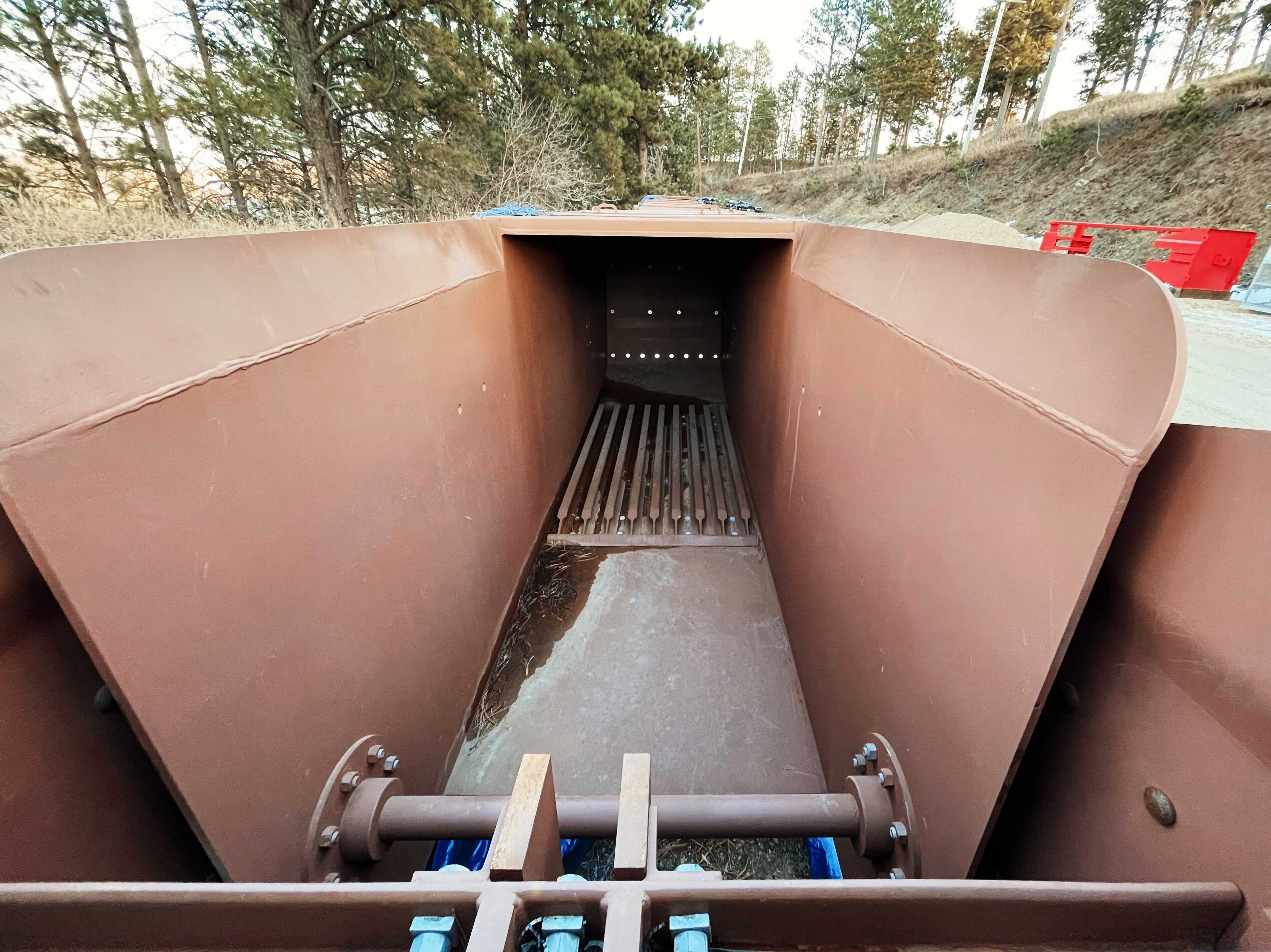 View looking down into new Ross Skip