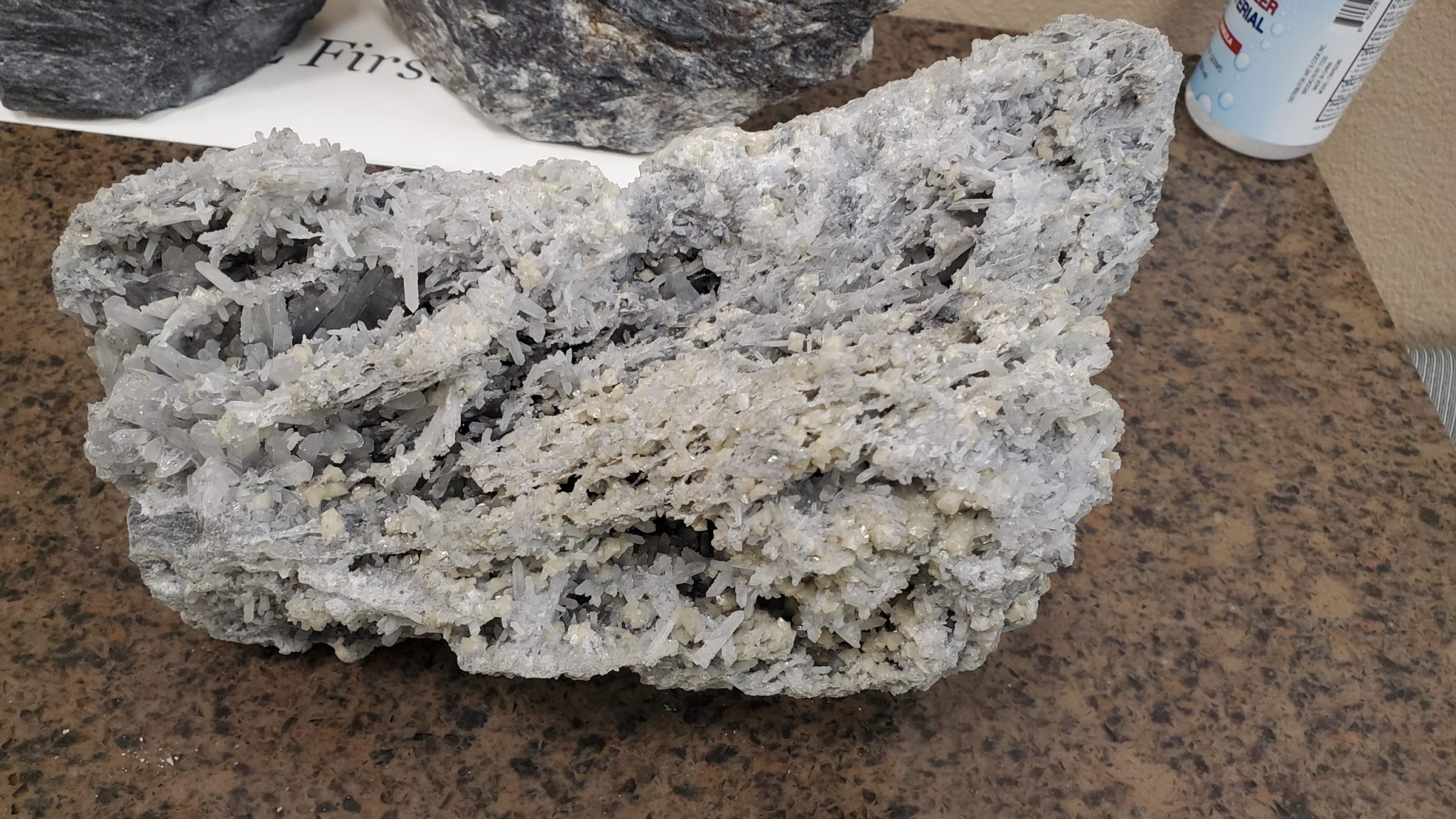 large chunk of quartz crystal 
