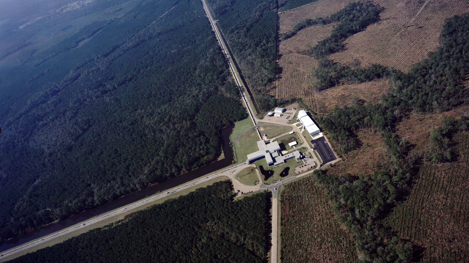 Two LIGO detectors captured gravitational waves. 