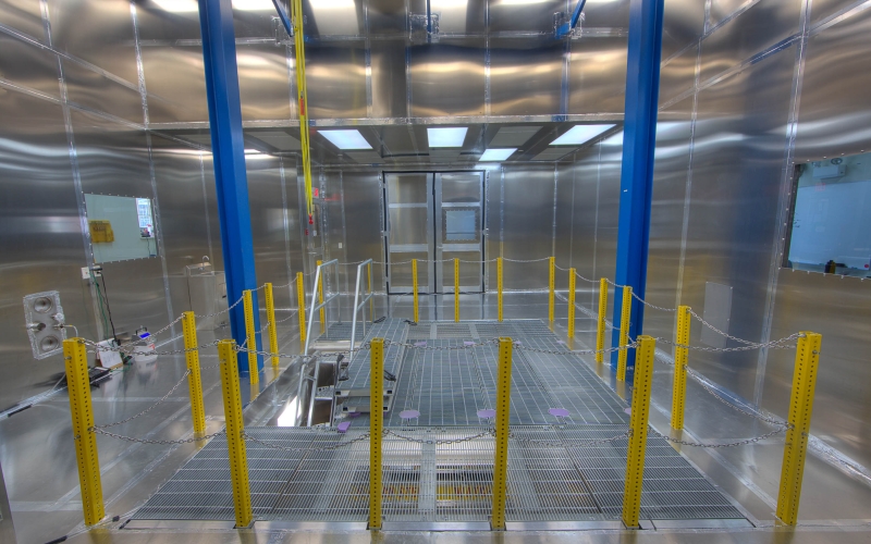A cleanroom where the LZ detector will be built.