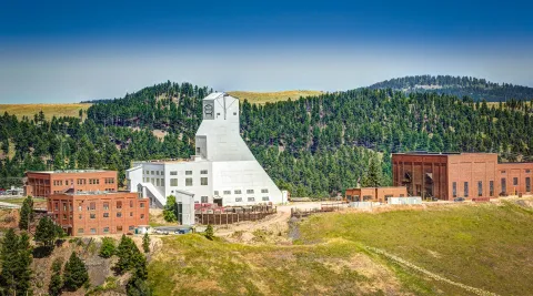 Yates Shaft and other SURF buildings